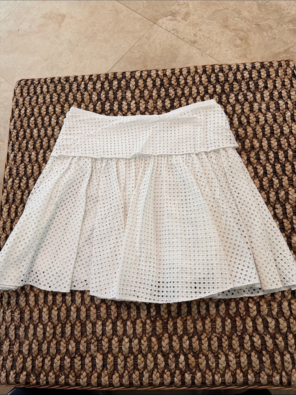 Rag & Bone Lakewood cotton eyelet mini skirt (127) - Picture 6 of 8